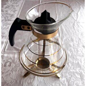 Coffee Carafe Glass Coffee Pot & Warmer, David Douglas, Flameproof  Tea Light Ho